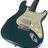 Suhr Select Classic S Antique HSS Guitar, Roasted Neck, Ocean Turquoise Metallic - Humbucker Music