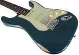 Suhr Select Classic S Antique HSS Guitar, Roasted Neck, Ocean Turquoise Metallic - Humbucker Music