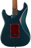 Suhr Select Classic S Antique HSS Guitar, Roasted Neck, Ocean Turquoise Metallic, Tortoise Shell - Humbucker Music