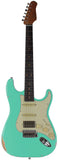 Suhr Select Classic S Antique HSS Guitar, Roasted Neck, Seafoam Green - Humbucker Music