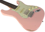Suhr Select Classic S Antique HSS Guitar, Roasted Neck, Shell Pink - Humbucker Music