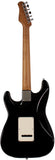 Suhr Select Classic S HSS Guitar, Roasted Neck, Black, Parchment - Humbucker Music
