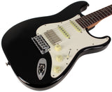 Suhr Select Classic S HSS Guitar, Roasted Neck, Black, Parchment - Humbucker Music