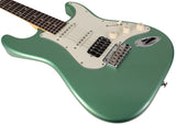 Suhr Classic S HSS Guitar, Cactus Green Metallic, Rosewood - Humbucker Music