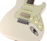 Suhr Select Classic S HSS Guitar, Roasted Neck, Olympic White, Mint PG - Humbucker Music