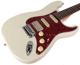 Suhr Select Classic S HSS Guitar, Roasted Neck, Olympic White, Tortoise Shell - Humbucker Music