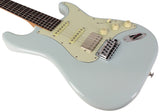 Suhr Select Classic S HSS Guitar, Roasted Neck, Sonic Blue - Humbucker Music
