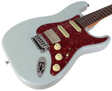 Suhr Select Classic S HSS Guitar, Roasted Neck, Sonic Blue, Tortoise Shell - Humbucker Music