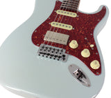 Suhr Select Classic S HSS Guitar, Roasted Neck, Sonic Blue, Tortoise Shell - Humbucker Music