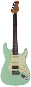 Suhr Select Classic S HSS Guitar, Roasted Neck, Surf Green, Aged Green