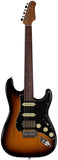 Suhr Select Classic S Antique HSS Guitar, Roasted Neck, 2-Tone Tobacco Burst, Black PG - Humbucker Music