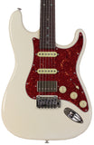 Suhr Select Classic S HSS Guitar, Roasted Neck, Olympic White, Tortoise Shell - Humbucker Music