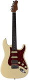 Suhr Select Classic S HSS Guitar, Roasted Neck, Vintage White, Tortoise Shell - Humbucker Music