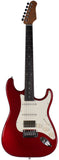 Suhr Select Classic S HSS Guitar, Roasted Neck, Candy Apple Red Metallic, Parchment - Humbucker Music