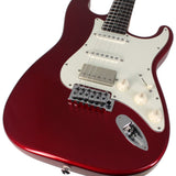 Suhr Select Classic S HSS Guitar, Roasted Neck, Candy Apple Red Metallic, Parchment - Humbucker Music