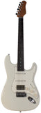 Suhr Select Classic S HSS Guitar, Roasted Neck, Olympic White, Parchment