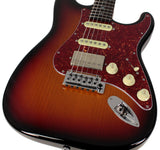 Suhr Select Classic S HSS Guitar, Roasted Neck, 3-Tone Burst, Tortoise Shell - Humbucker Music
