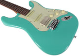 Suhr Select Classic S HSS Guitar, Roasted Neck, Seafoam Green - Humbucker Music