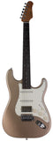 Suhr Select Classic S HSS Guitar, Roasted Neck, Shoreline Gold Metallic - Humbucker Music