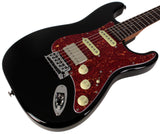 Suhr Select Classic S HSS Guitar, Roasted Neck, Black, Tortoise Shell - Humbucker Music