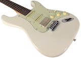 Suhr Select Classic S HSS Guitar, Roasted Neck, Olympic White, Mint PG - Humbucker Music