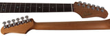 Suhr Select Classic S HSS Guitar, Roasted Neck, Olympic White, Mint PG - Humbucker Music