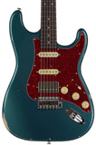 Suhr Select Classic S Antique HSS Guitar, Roasted Neck, Ocean Turquoise Metallic, Tortoise Shell - Humbucker Music
