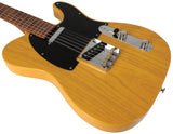 Suhr Select Classic T Roasted, Flamed, Swamp Ash, Butterscotch Blonde - Humbucker Music
