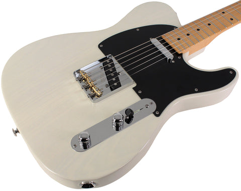 Suhr Classic T Antique Guitar, Trans White - Humbucker Music