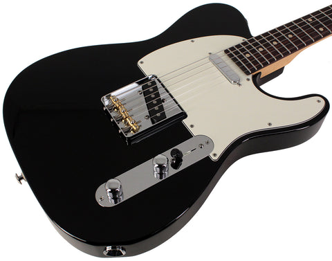 Suhr Classic T Guitar, Alder, Black, Rosewood - Humbucker Music