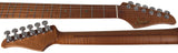 Suhr Select Classic T Roasted, Flamed, Swamp Ash, Black - Humbucker Music