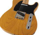 Suhr Classic T Guitar, Swamp Ash, Butterscotch Blonde - Humbucker Music