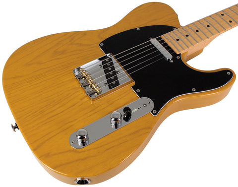 Suhr Classic T Guitar, Swamp Ash, Butterscotch Blonde