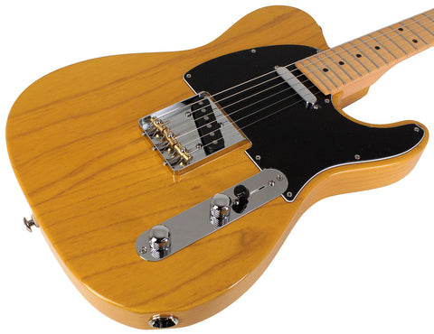 Suhr Classic T Guitar, Swamp Ash, Butterscotch Blonde - Humbucker Music