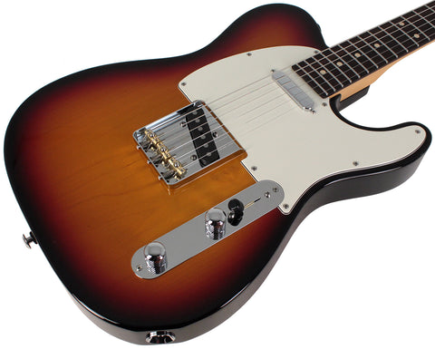 Suhr Classic T Guitar, Alder, 3 Tone Burst, Rosewood - Humbucker Music
