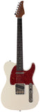 Suhr Select Classic T Roasted, Flamed, Swamp Ash, Olympic White, Rosewood - Humbucker Music