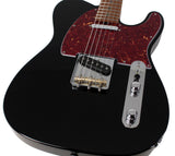 Suhr Select Classic T Roasted, Flamed, Swamp Ash, Black - Humbucker Music