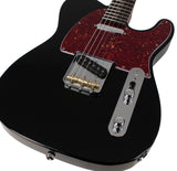 Suhr Select Classic T Roasted, Flamed, Swamp Ash, Black, Rosewood - Humbucker Music