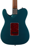 Suhr Select Classic T HH Guitar, Roasted Flamed Neck, Ocean Turquoise Metallic - Humbucker Music