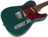 Suhr Select Classic T Roasted, Flamed, Swamp Ash, Sherwood Green Metallic, Maple - Humbucker Music