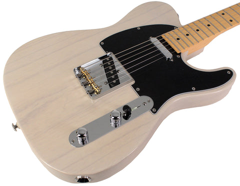 Suhr Classic T Guitar, Swamp Ash, Trans White - Humbucker Music