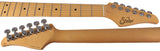 Suhr Classic T Guitar, Swamp Ash, 2 Tone Tobacco Burst - Humbucker Music