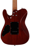 Suhr Select Modern T Mahogany Guitar, Burl, Aged Cherry Burst - Humbucker Music