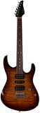 Suhr Modern Plus Guitar, Bengal Burst, Pau Ferro, HSH - Humbucker Music