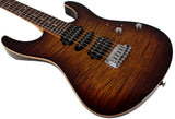 Suhr Modern Plus Guitar, Bengal Burst, Pau Ferro, HSH - Humbucker Music