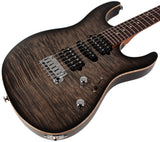 Suhr Modern Plus Guitar, Charcoal Burst, Pau Ferro, HSH - Humbucker Music