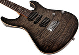 Suhr Modern Plus Guitar, Charcoal Burst, Pau Ferro, HSH - Humbucker Music