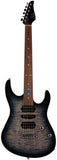 Suhr Modern Plus Guitar, Trans Whale Blue Burst, Pau Ferro, HSH - Humbucker Music