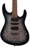 Suhr Modern Plus Guitar, Trans Whale Blue Burst, Pau Ferro, HSH - Humbucker Music