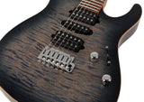 Suhr Modern Plus Guitar, Trans Whale Blue Burst, Pau Ferro, HSH - Humbucker Music